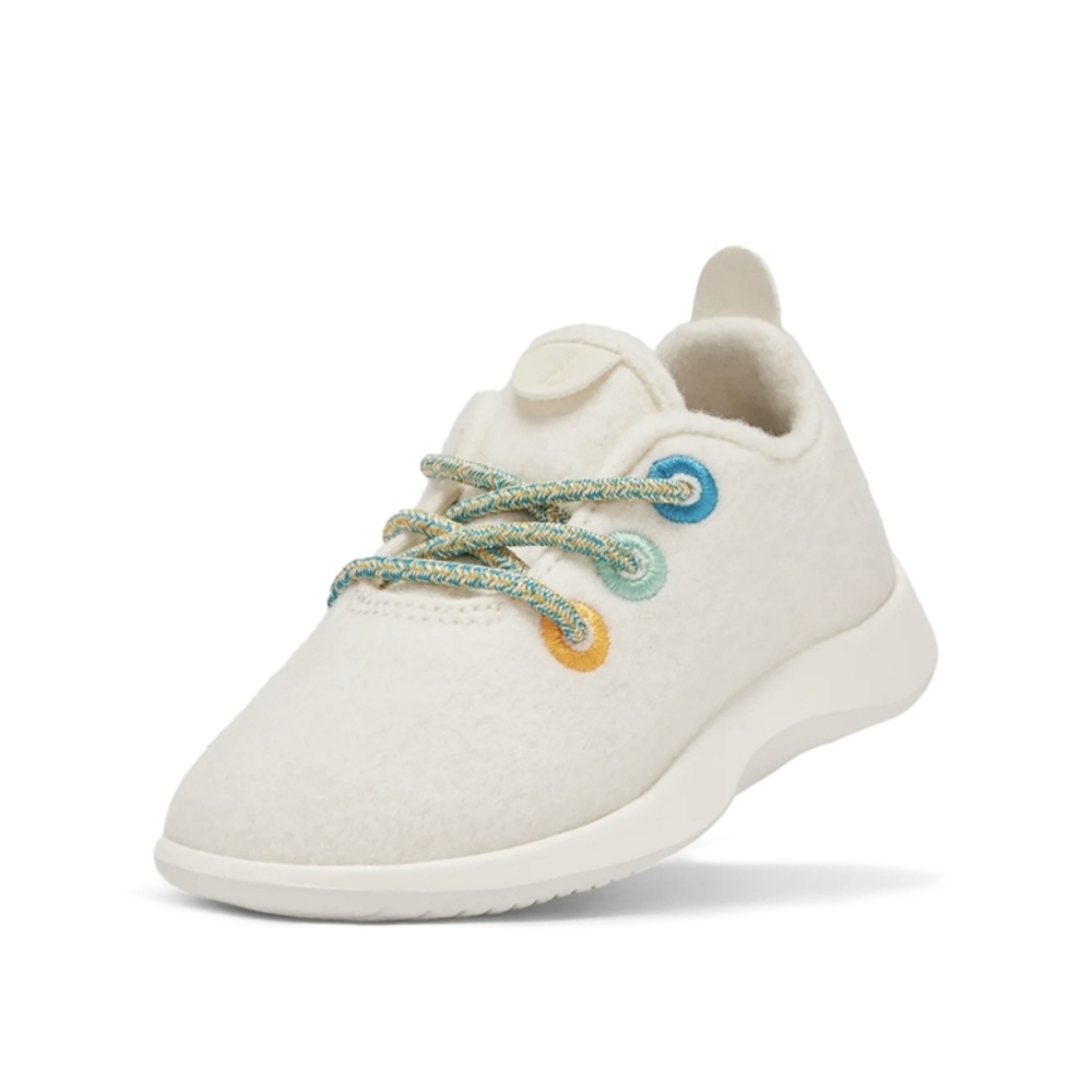 Sz T6 White Allbirds Smallbirds Kids Running Sneakers ZQ Merino Wool